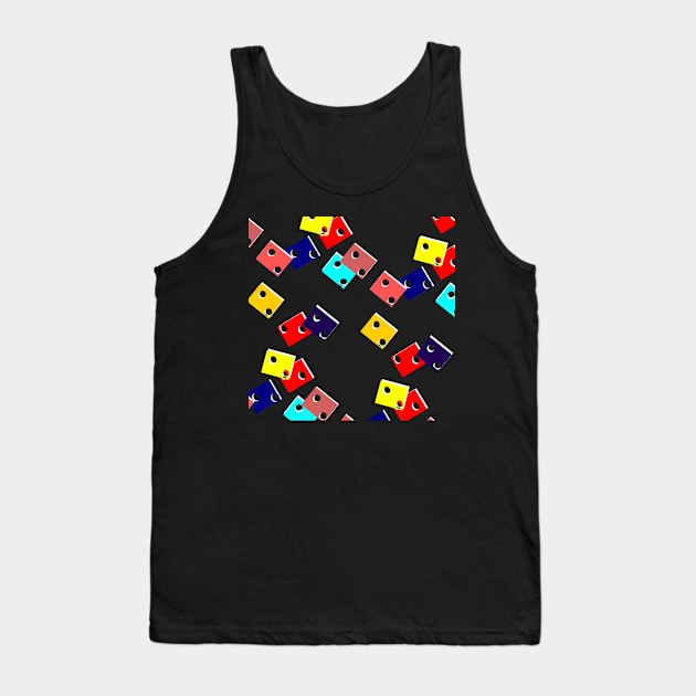 New geometric shape colourful pattern design Tank Top by Devshop997